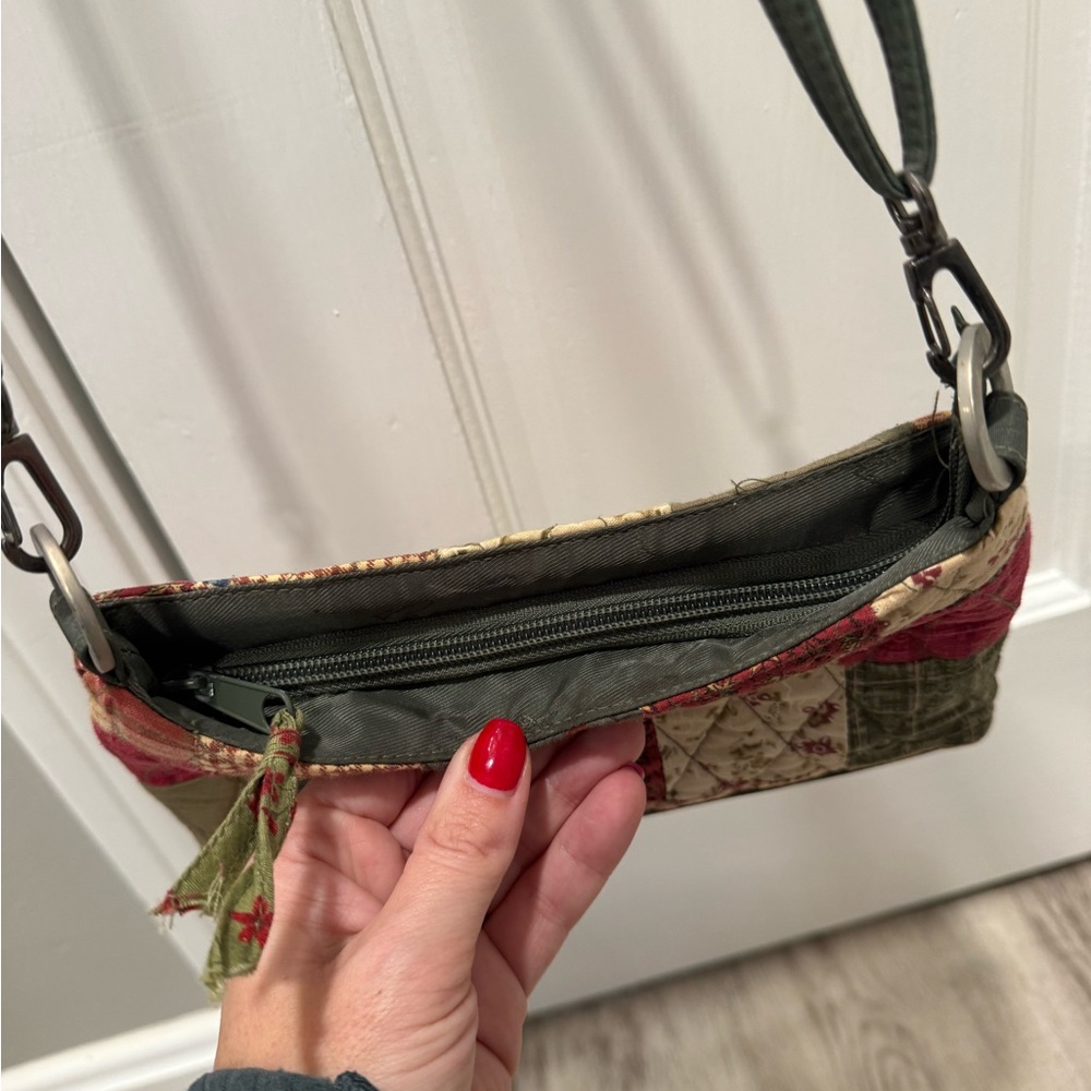 Patchwork Quilted Crossbody Bag - Multicolor - image 4